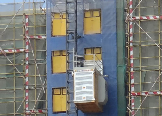 SC200/200 Rack Pinion Hoist Lift 60m/Min 2 Ton VFD Temporary Construction Elevators