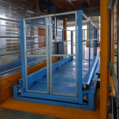 SC VFD Construction Hoist Cage Combined with Retractable Loading Deck | 2,000 kg | TUV & ISO Certified